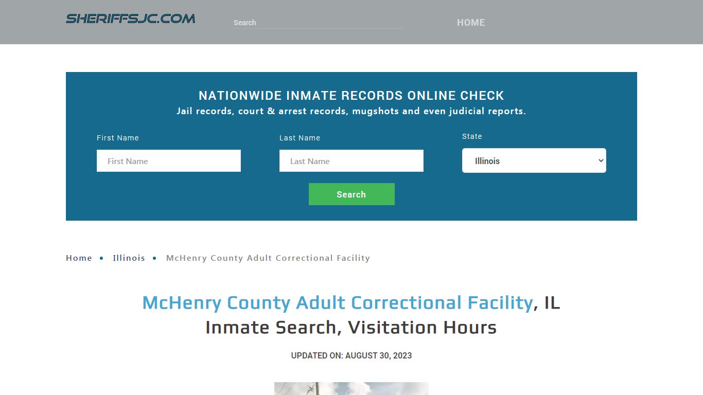McHenry County Adult Correctional Facility, IL Inmate Search ...